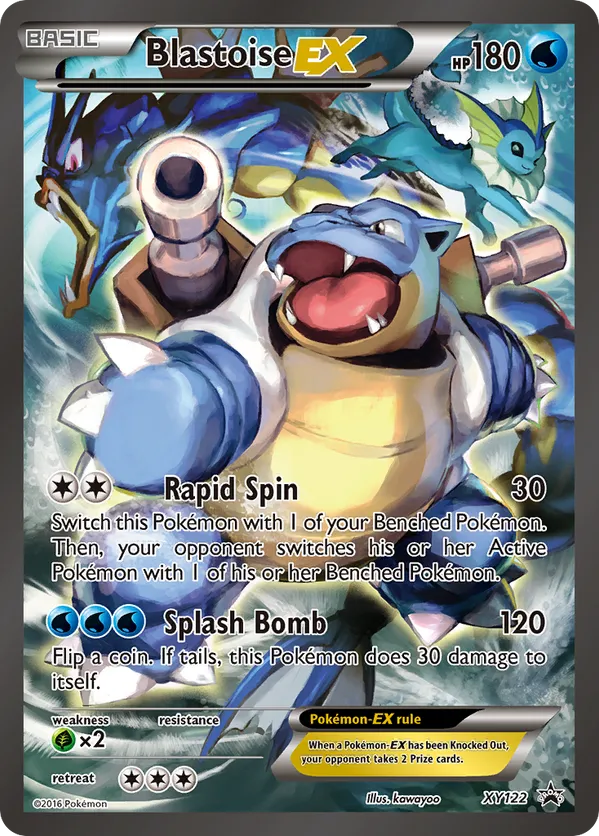 Blastoise-EX - XY Black Star Promos #XY122