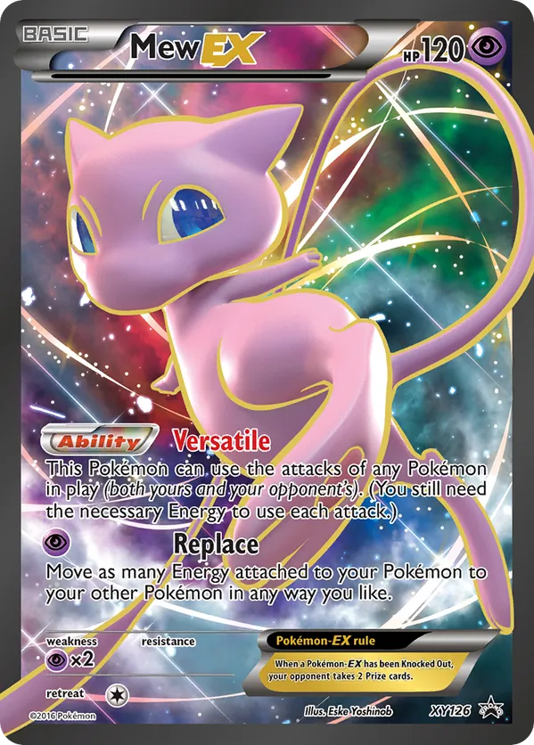 Mew-EX - XY Black Star Promos #XY126