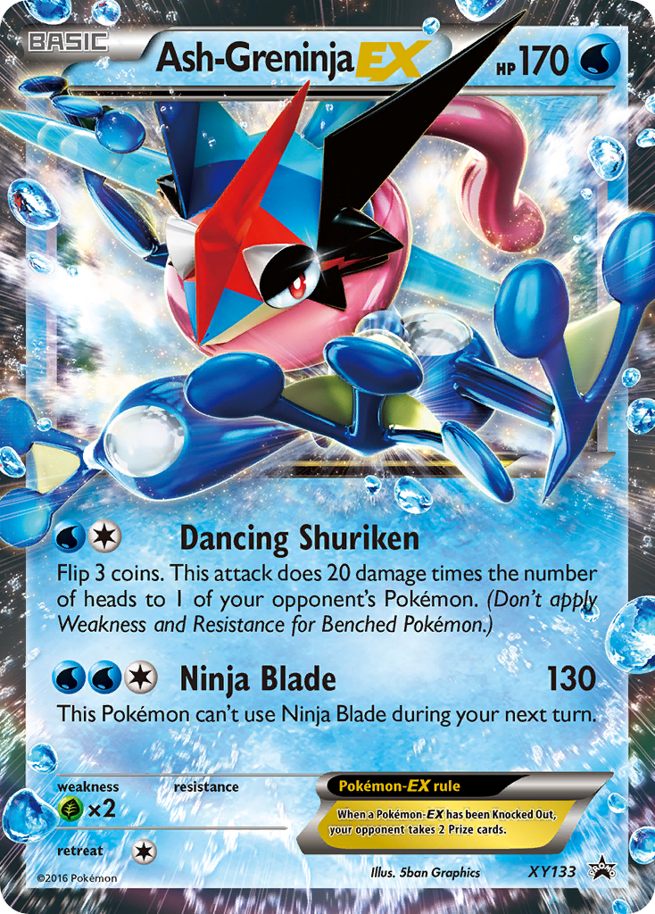 Ash-Greninja-EX - XY Black Star Promos #XY133