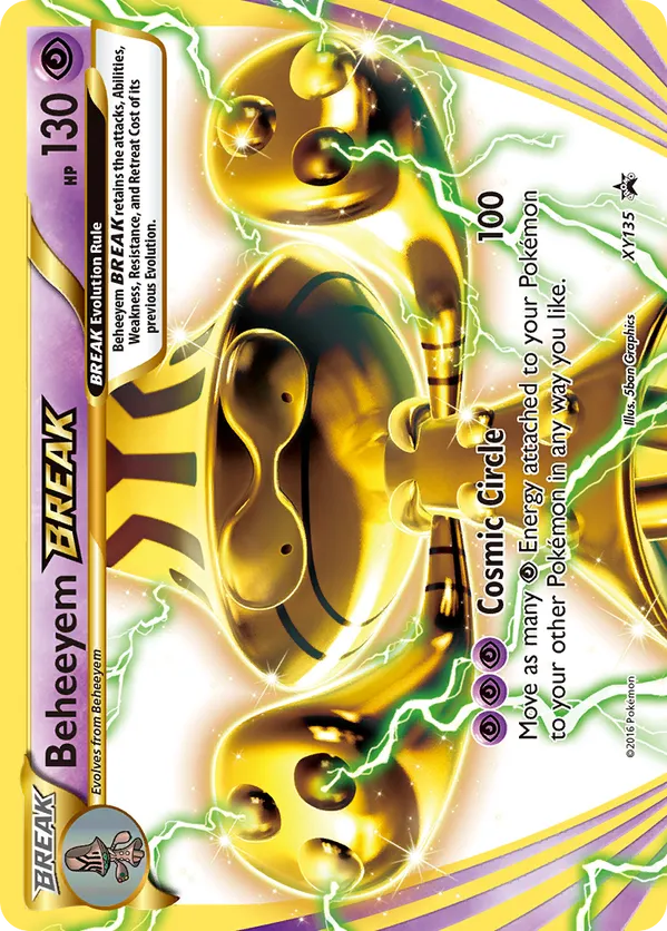 Beheeyem BREAK - XY Black Star Promos #XY135