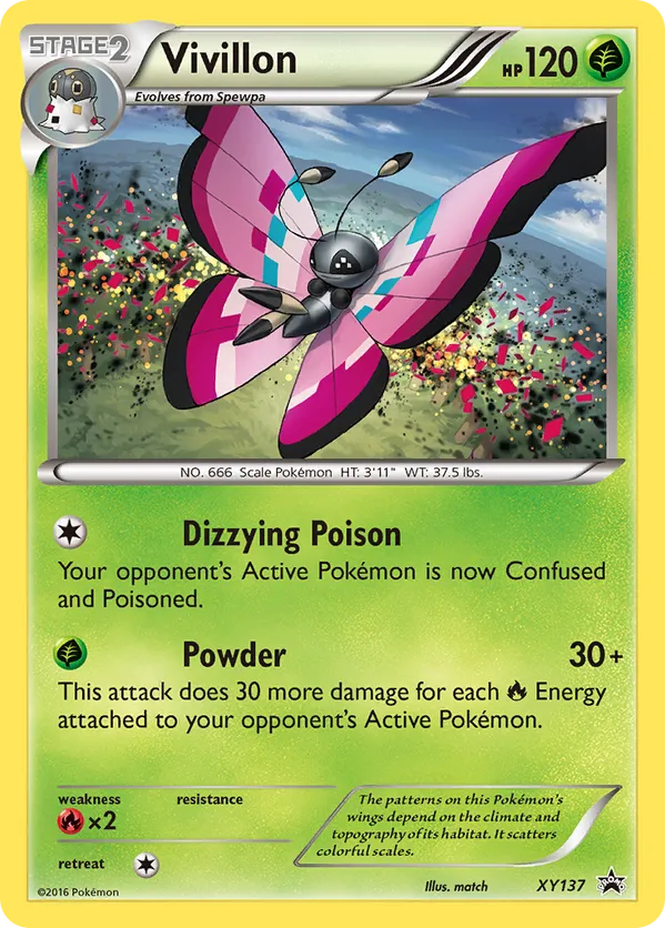 Vivillon - XY Black Star Promos #XY137