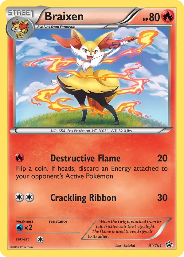 Braixen - XY Black Star Promos #XY161