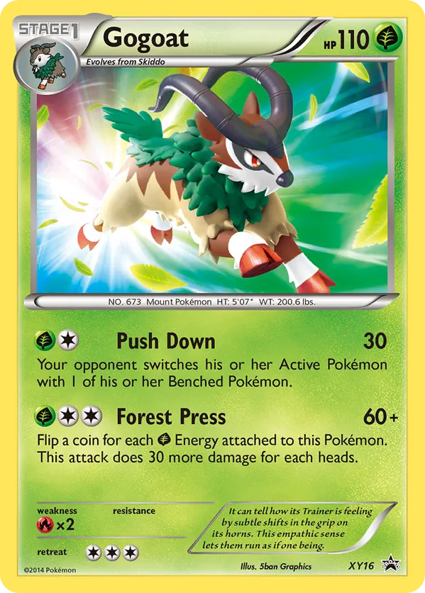 Gogoat - XY Black Star Promos #XY16