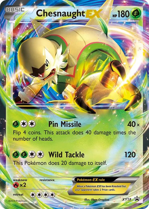 Chesnaught-EX - XY Black Star Promos #XY18