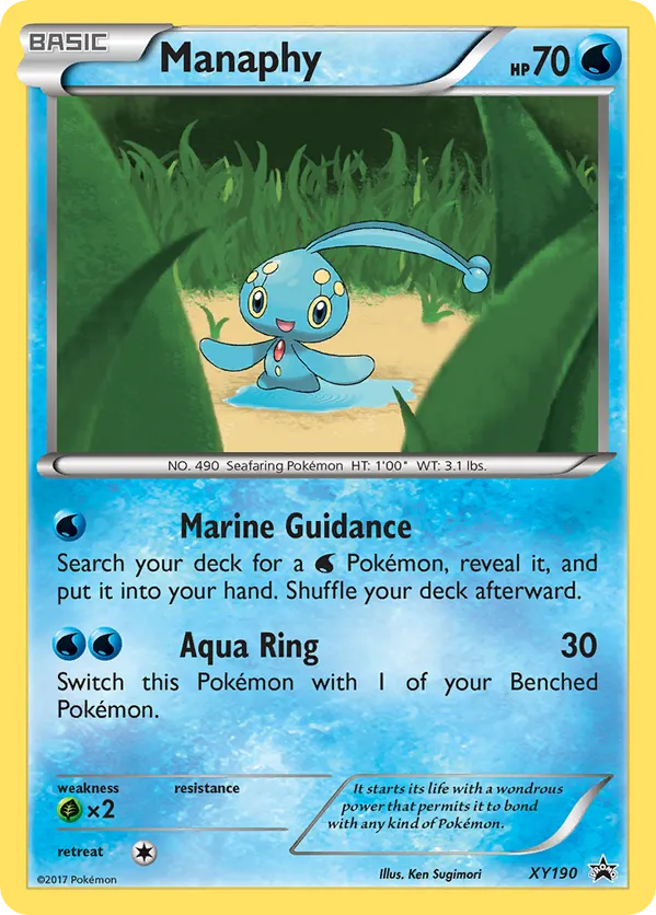 Manaphy - XY Black Star Promos #XY190
