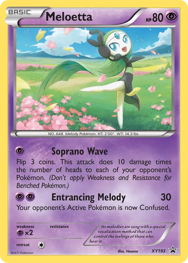 Meloetta - XY Black Star Promos #XY193
