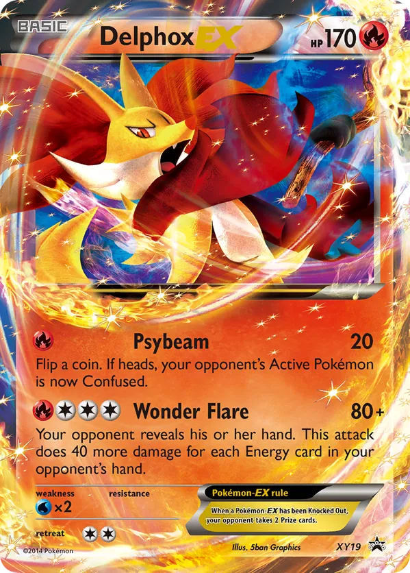 Delphox-EX - XY Black Star Promos #XY19