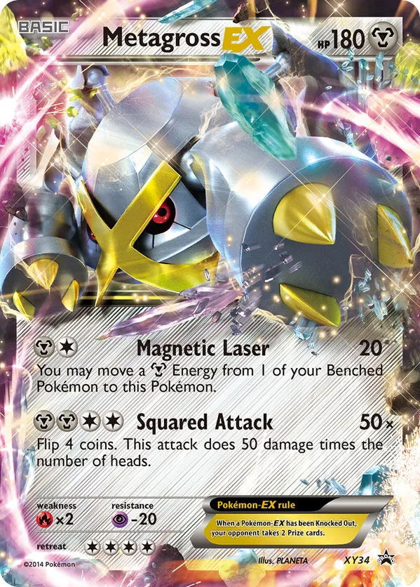 Metagross-EX - XY Black Star Promos #XY34