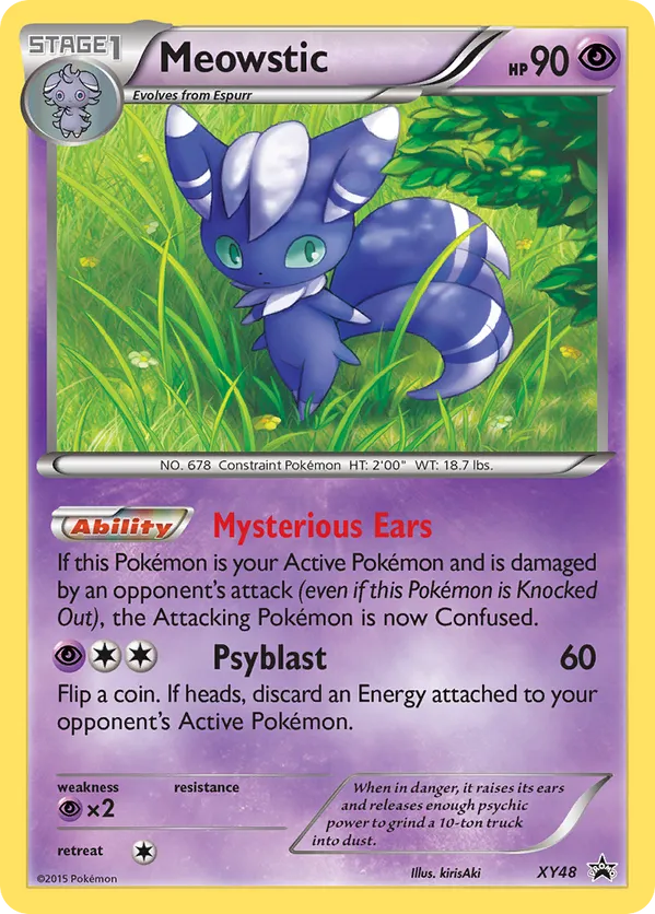 Meowstic - XY Black Star Promos #XY48