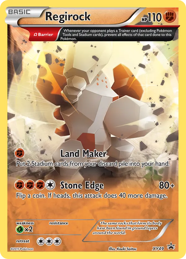 Regirock - XY Black Star Promos #XY49