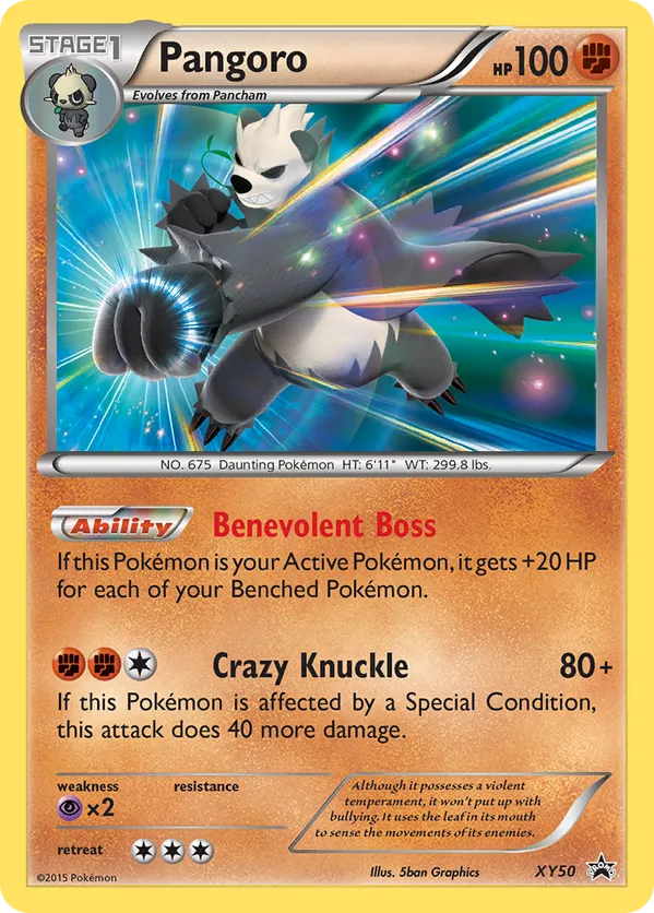 Pangoro - XY Black Star Promos #XY50