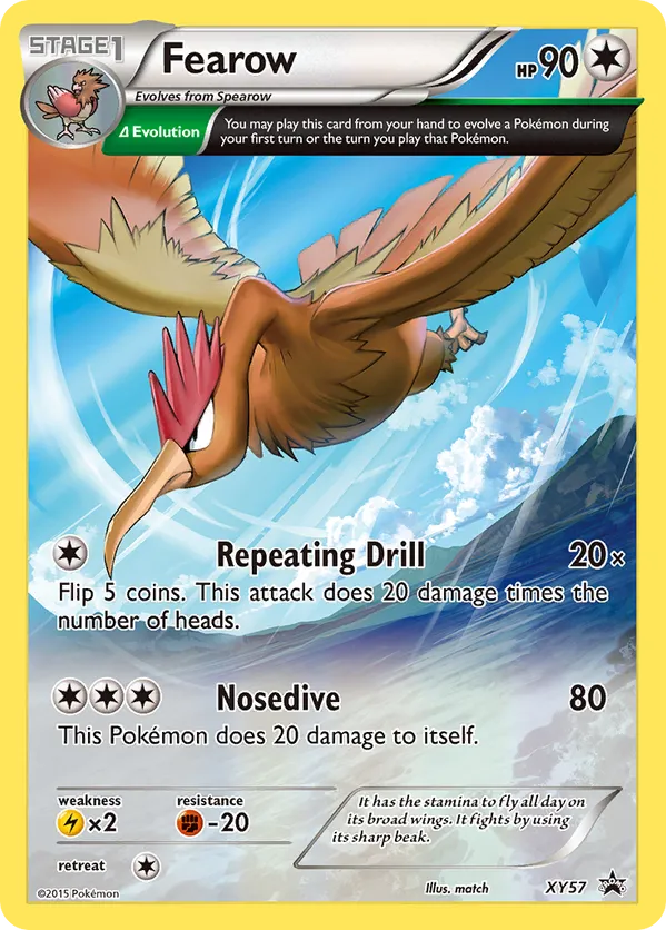 Fearow - XY Black Star Promos #XY57