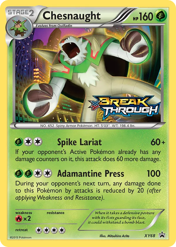Chesnaught - XY Black Star Promos #XY68