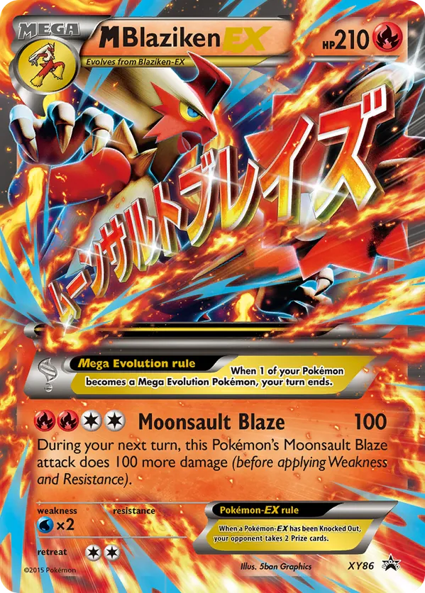 M Blaziken-EX - XY Black Star Promos #XY86
