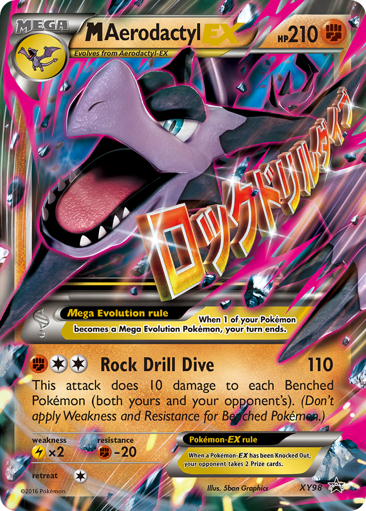 M Aerodactyl-EX - XY Black Star Promos #XY98