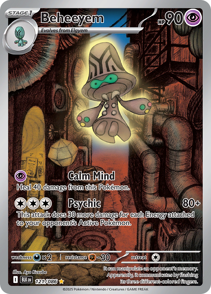 Beheeyem - Black Bolt #121