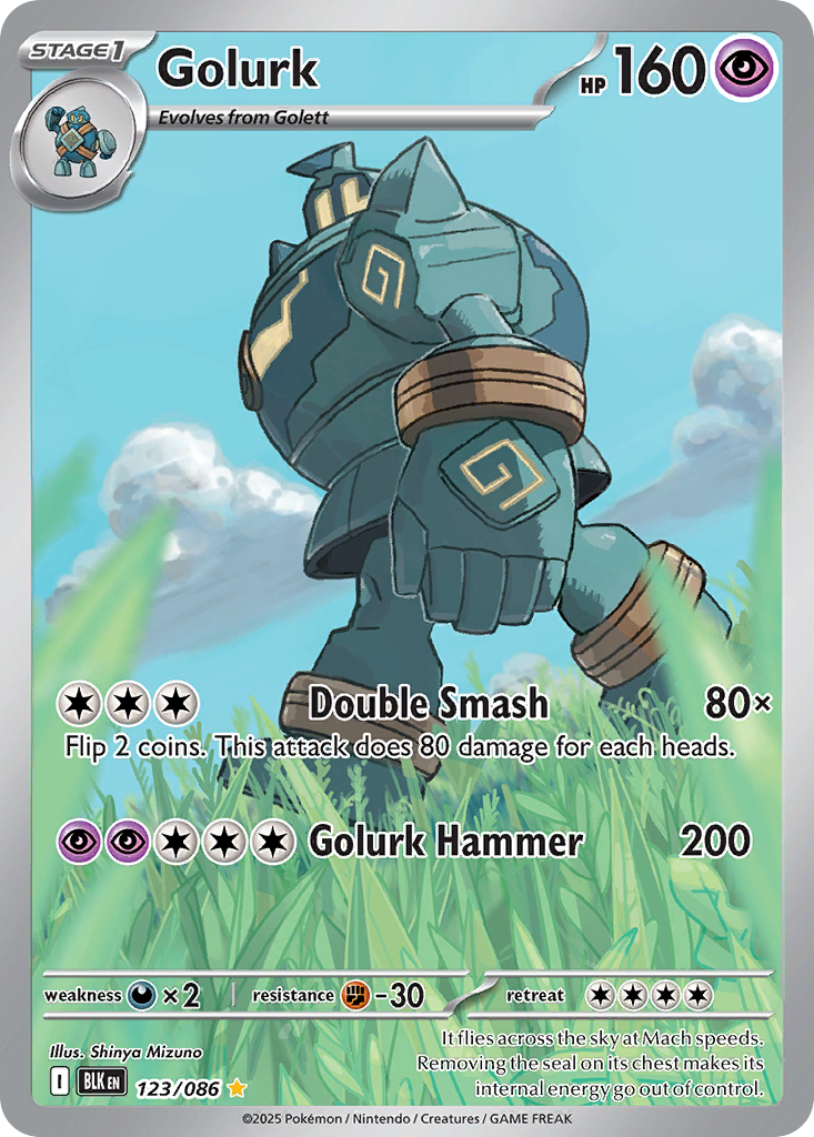 Golurk - Black Bolt #123
