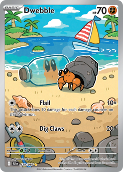 Dwebble - Black Bolt 129 Pokemon TCG Card