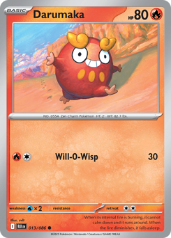 Darumaka - Black Bolt 13 Pokemon TCG Card