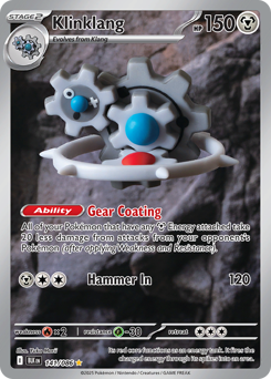 Klinklang - Black Bolt 141 Pokemon TCG Card