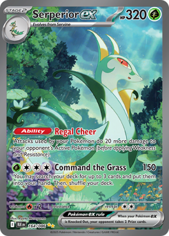 Serperior ex - Black Bolt 164 Pokemon TCG Card