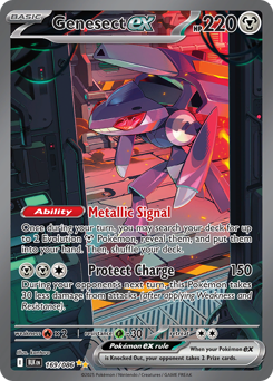 Genesect ex - Black Bolt 169 Pokemon TCG Card