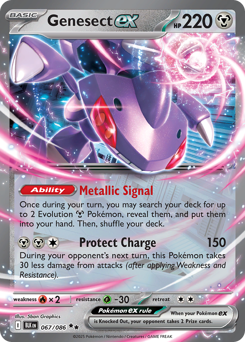 Genesect ex - Black Bolt 67 Pokemon TCG Card