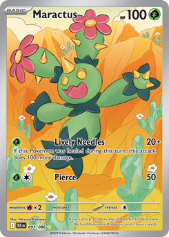 Maractus - Black Bolt 93 Pokemon TCG Card
