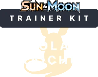 Sun & Moon Trainer Kit Alolan Raichu Pokemon TCG Set Logo