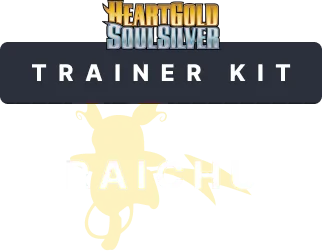 HGSS Trainer Kit Raichu Pokemon TCG Set Logo