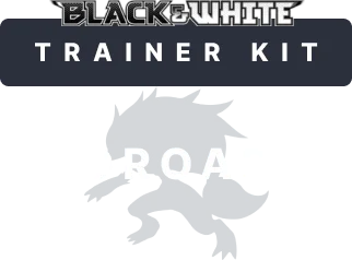 Black & White Trainer Kit Zoroark Pokemon TCG Set Logo