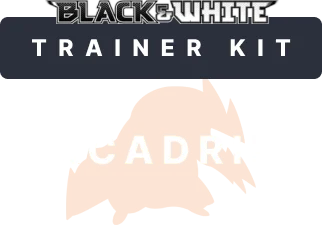 Black & White Trainer Kit Excadrill Pokemon TCG Set Logo