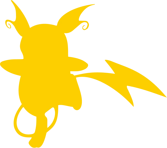 HGSS Trainer Kit Raichu symbol